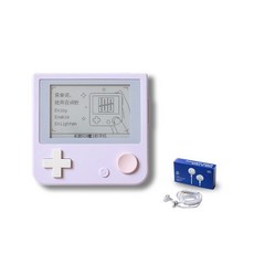 百詞斬單詞機 墨水屏真人發音便攜英語學習機 綠色, 風信紫主機+耳機