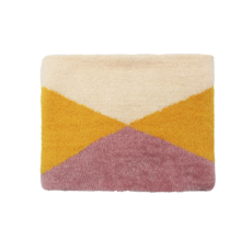 體溫魔術師 雙色拼色保暖圍脖 MIT台灣製 舒適親膚脖圍 秋冬百搭頸部保暖, 粉黃, 1個