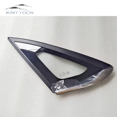 Geely Emgrand 4Gen 22-23 용 1PCS 후면 창 유리 삼각형 플레이트 장식 커버 패널 사이드 미러 트림 외부, 01 With Trim L