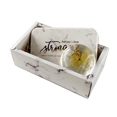 C's Life 黃色蝴蝶蘭胺基酸皂禮盒 2入手工皂禮品, 詳見包裝