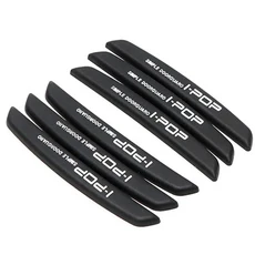 6Pcs 자동차 도어 가장자리 보호 가드 버퍼 몰딩 스트립 스크래치 아우디 호환 BMW 호환 용 크래시 바, 05 Black
