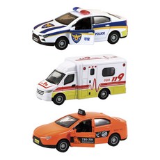 미미월드 월드카M 경찰차 구급차 서울택시 3종 세트 풀백기능 다이캐스트 메탈 3세 이상용 자동차 장난감, 1개
