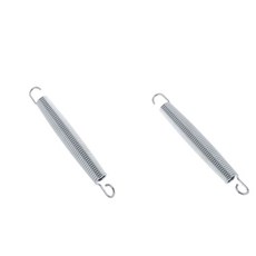 shangren 2 프리미엄 트램펄린 스프링 3.4 ~ 8.3 인치 스프링 교체 세트, 실버, 1개