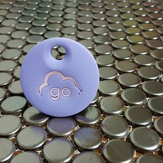 機車鑰匙圈 皮革掛繩, go紫鑰匙套, 1個