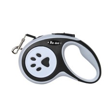 중형견용 개목줄 고양이 리드줄 자동 신축 강아지 견인줄 야외 산책용품, 1개, 8. Black 3m