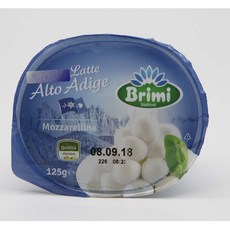 상세참조 모짜렐린 (보콘치니) 125g, 1개