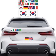 세계 29개국 국기 스티커 데칼 차량 노트북 캐리어, 1개