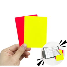 심판카드 레드카드 주심카드 옐로카드레드카드