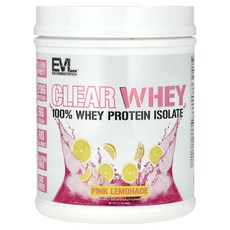이보루션뉴트리션 Clear Whey 100% 분리유청단백질 핑크 레모네이드 500g(1.1lb) EVL-02988, 1개, 500g