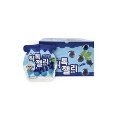 틱톡젤리 포도 아이들간식 학교간식톡톡젤리, 160g, 8개