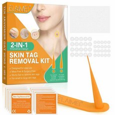 Blue Set Skin Tag val Kit Home Use Mole Wart ver, B Orange