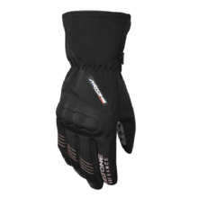 ASTONE摩托車手套，舒適透氣，掌心加厚耐磨，指尖觸控設計, 黑銀