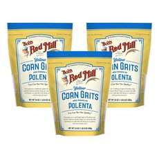 밥스레드밀 콘 그릿츠 폴렌타, 680g, 3개