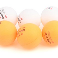 ABS 탁구공 6P 연습공 탁구용품, 6개입