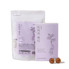바라기 프로폴리스 도라지 캔디 파우치 + 단상자 증정 환절기 목 건강사탕, 225g