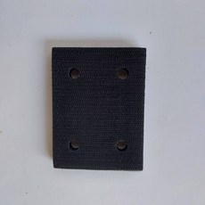 5吋6吋研磨緩衝墊6孔 70X100緩衝墊 - 研磨工具配件，提升研磨效率與表面保護, 70X100緩衝墊有洞, 黑白