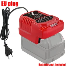 M18 18V 배터리 충전기 용 밀워키 18V 리튬 배터리 교체 용 100V-240V 휴대용 리튬 이온 배터리 미니 컴팩, [01] EU Plug