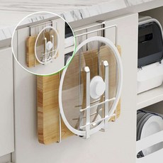 쌍문상회 도마꽂이 쟁반꽂이 도마정리대 도마 다용도 주방용품 행주걸이 거치대 도마걸이 주방 스텐 나무도마건조대 행주건조대 도마건조대 주방정리대 40872EA, 본상품