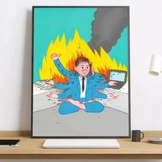 조안 코넬라 아트 프린트 페인팅 HD 포스터 거실 바 미적 장식, [06] 40X50cm No Framed, 03 Black14, 1개