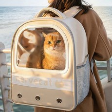 MeowBox 二代貓咪外出背包 輕量化設計, nervecat文字款(材質一般皮革), 1個
