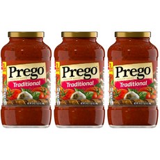 프레고 이탈리안 소스 트래디셔널 글루텐 프리, 680g, 3개