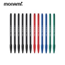모나미 프러스펜 흑색 6p + 청색 2p + 적색 2p + 녹색 2p 세트, 1세트, 흑청적녹