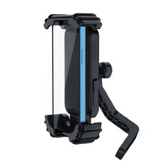 MOTO-X 騎士抗震手機架 機車手機架 自行車手機架 車把手手機架 後照鏡手機架, 後照鏡款1入