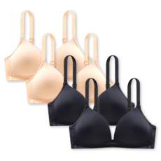 바디스윗 주니어 베이직 노와이어 심리스 브라 4종 세트
