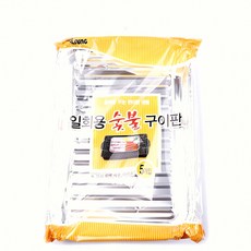 일회용 그릴판 5개입 바베큐 그릴 판 연탄 불판 캠핑 용품 고기 구이 키친 가이드 숯, 본상품