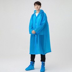 배달용우비 성인우비 일회용우비 EVA 블루