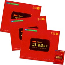 국산 6년근 홍삼농축액 갈근뿌리 인진쑥 액상 파우치 MCH, 3개, 4.2L