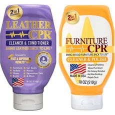 Leather CPR 가죽 클리너 컨디셔너 및 퍼니처CPR 가구 폴리쉬 세트, Leather CPR 가죽 클리너 컨디셔너 및 퍼니처C