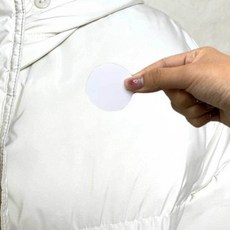 패딩수선 잘라쓰는 겨울옷 패딩 수선패치 스티커 화이트