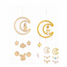 드림캐쳐 모빌 달토끼 1개 어린이집겨울모빌만들기 유아만들기키트