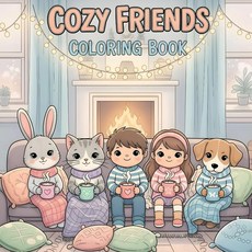 Cozy Friends Coloring Book: Adorable Animal Companions Relaxing Scenes & Heartwarming Moments for, Cozy Friends Coloring Book: Ad