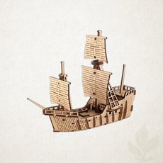 영플래닛 산타마리아호 영공방 프라모델 CM934 나무 배 범선 조립 키트