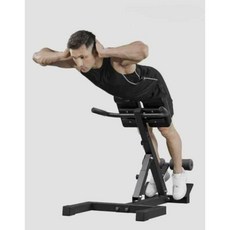 코어운동기구 뱃살빼는기계 로만체어 뱃살운동기구, 블랙 고급형 접이식