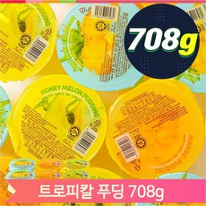 트로피칼 푸딩 젤리 708g 열대과일 디저트 어린이간식, 1개
