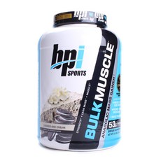 Bpi Bulk Muscle增重粉, 2640g, 餅乾和奶油, 1個