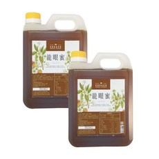 蜂國 百花蜜 龍眼蜜 3台斤*2桶 自產自銷 100%純蜂蜜 香氣濃郁 營養多元, 1個, 龍眼蜜3台斤*2桶