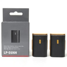 2130mAh LP-E6NH LPE6NH 배터리 EOS R R5 R6 5DS 6D 7D 60D 70D 80D 90D용, 2) 2 Pieces