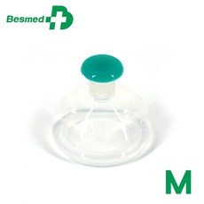【貝斯美德】矽質拍痰杯 M，柔軟矽膠材質，輔助排痰，安全無毒，寶寶適用, 1個