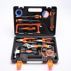 13件套家用碳鋼工具箱組, 1套, 網路款碳鋼13件套302B - 13