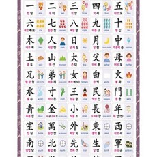 한자 벽보 520x765mm 1개 베이비포스터