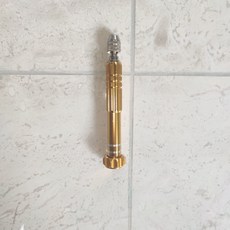 美縫清縫神器，快速去除瓷磚黑邊工具，金剛砂磨頭，5秒清潔不傷磚, 1個, 一個短手柄（一頭用）