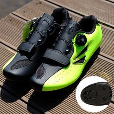 막심 자전거 라이딩 클릿슈즈 로드용 신발 블랙그린, 235