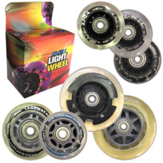 인라인 킥보드 에스보드 바퀴모음 + 베어링포함 (인라인용품 소품 불바퀴/선택1), (3-D) S/인라인(조거) 76mm, 1개
