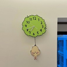 먼작귀 귀여운 캐릭터 우사기 벽시계, 대량으로 에 연락 [대량 가능]