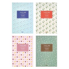 패드편지지 8개 패턴 편지지, 본상품