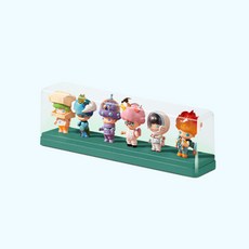 비템포 피규어 케이스 아크릴 레고 피규어 장식장 진열장, 1단 피규어 케이스, 블루